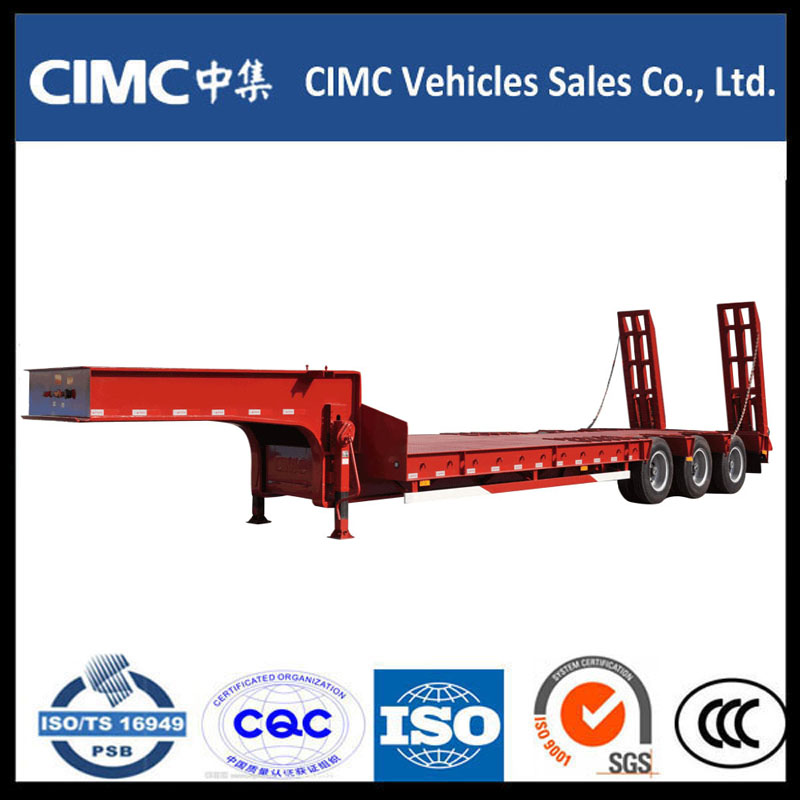 CIMC 3 Achsen 70 Tonnen Tieflader