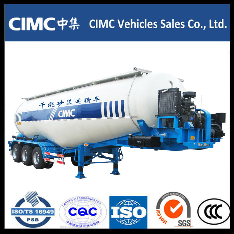 CIMC 3-Achs-Massen-Zementpulvertank-Auflieger